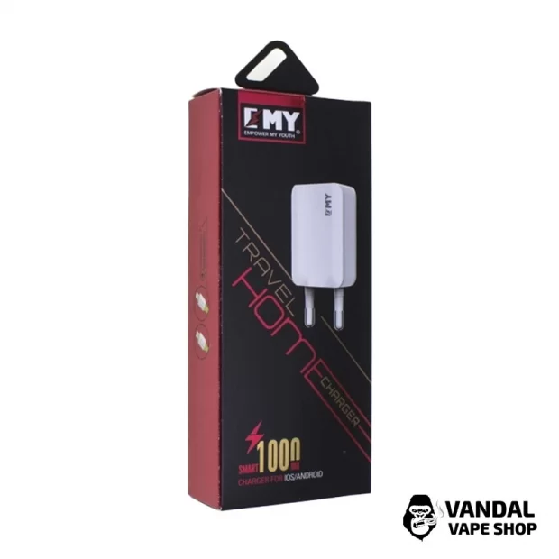 Зарядний пристрій -  EMY MY-223 (5v|1A|1USB)